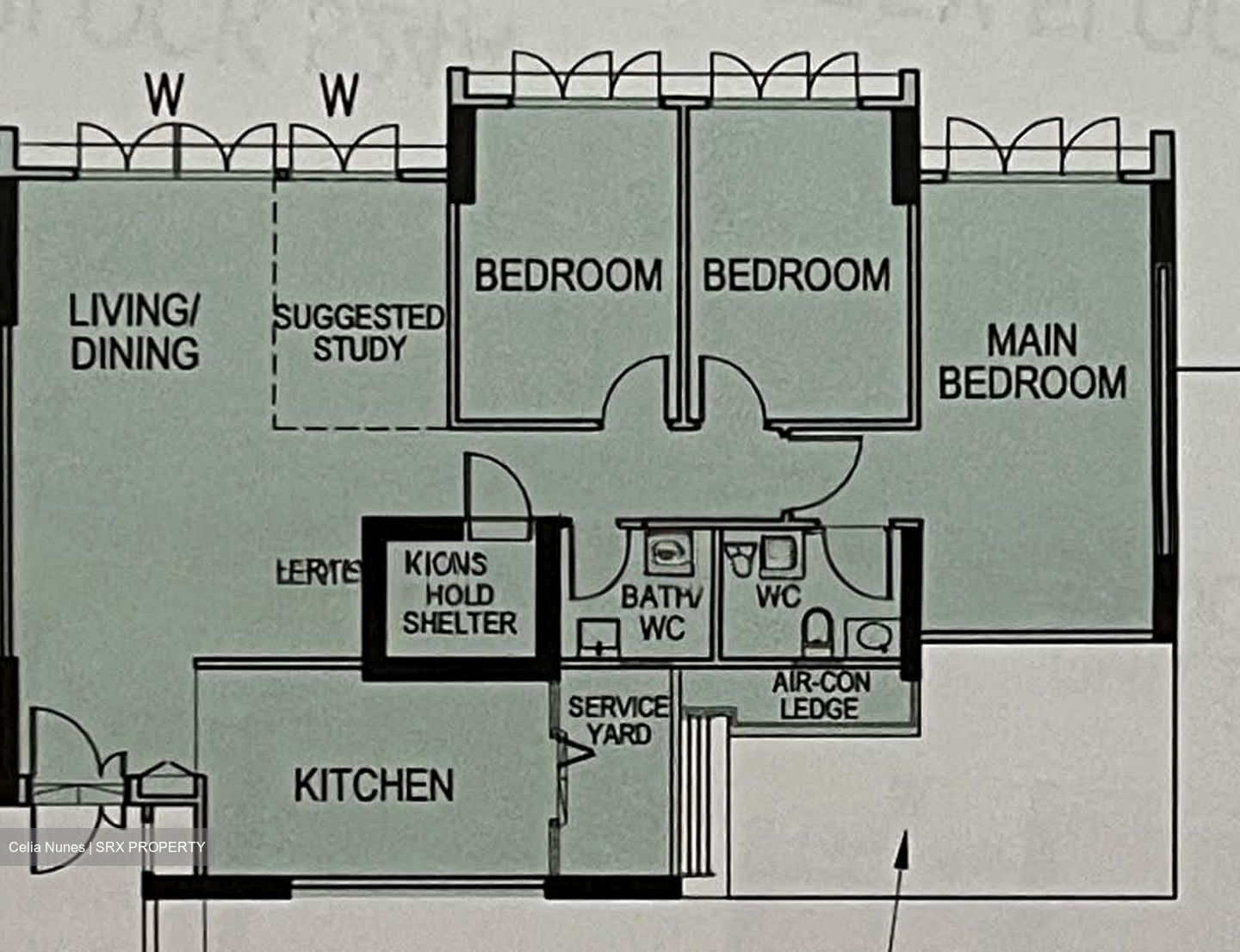 Blk 523D Tampines Greenleaf (Tampines), HDB 5 Rooms #587065301